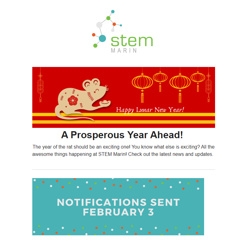 STEM Marin January 29th Newsletter